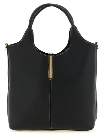 Bolso tote Tod's de piel de becerro negra