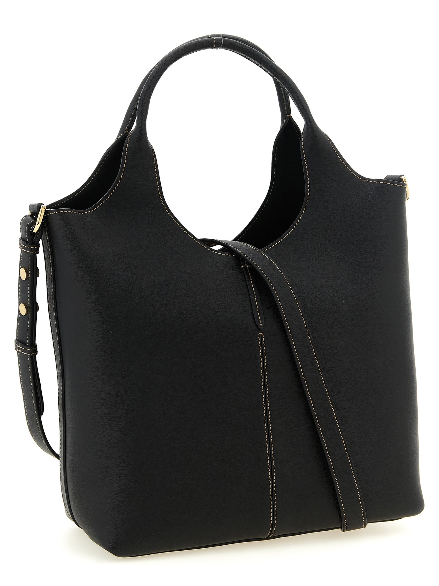 Bolso tote Tod's de piel de becerro negra