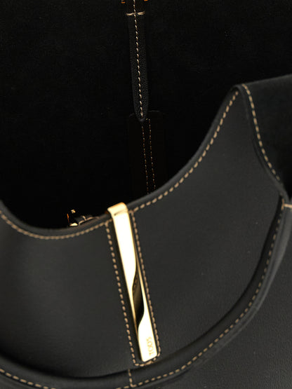 Bolso tote Tod's de piel de becerro negra
