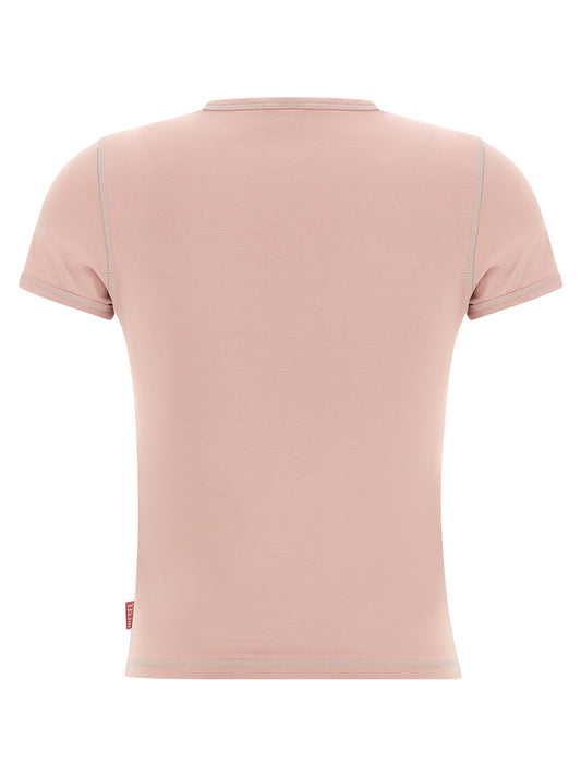 T-shirt Diesel en coton multicolore