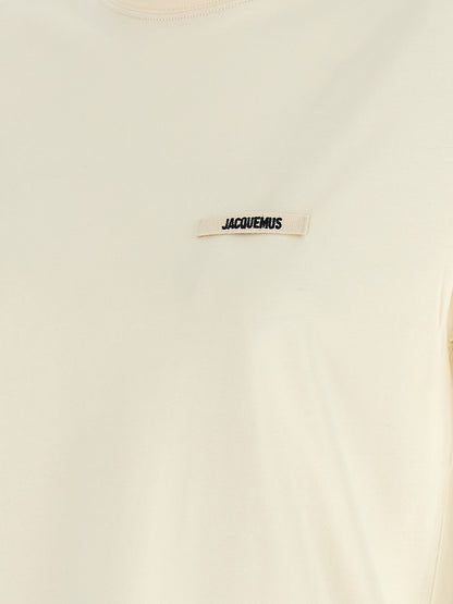 Camiseta de algodón beige Jacquemus