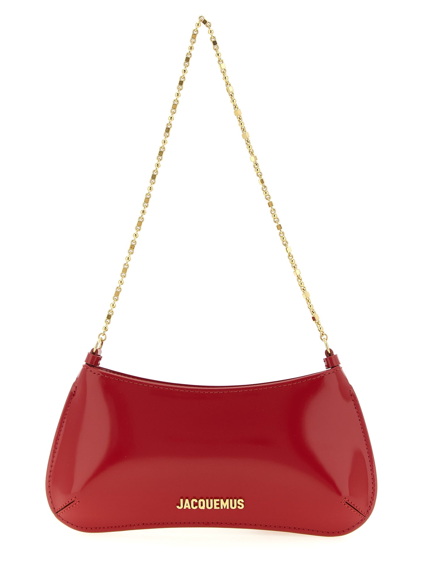 Bolso de hombro Jacquemus de piel de becerro multicolor