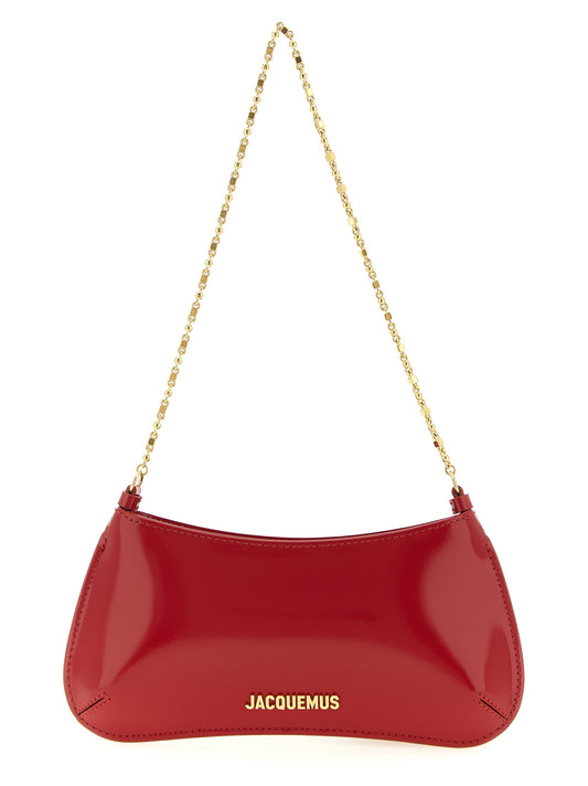 Bolso de hombro Jacquemus de piel de becerro multicolor