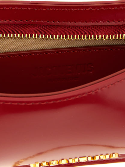 Bolso de hombro Jacquemus de piel de becerro multicolor