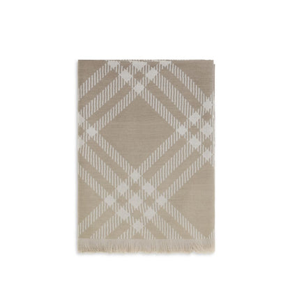 Bufanda Burberry de lana beige Oves Aries