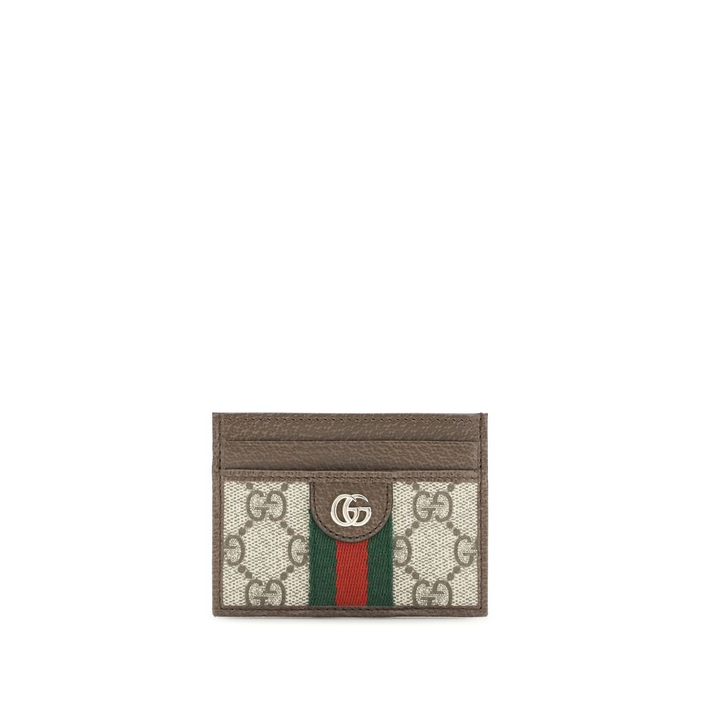 Gucci Tarjetero Ophidia Tela Marron Para La Organizacion Cotidiana