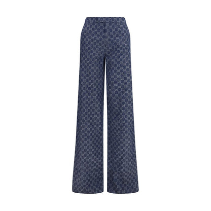 Pantalones casuales Gucci de algodón azul