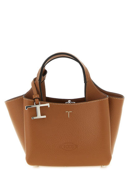 Bolso de mano Tod's de piel de becerro marrón