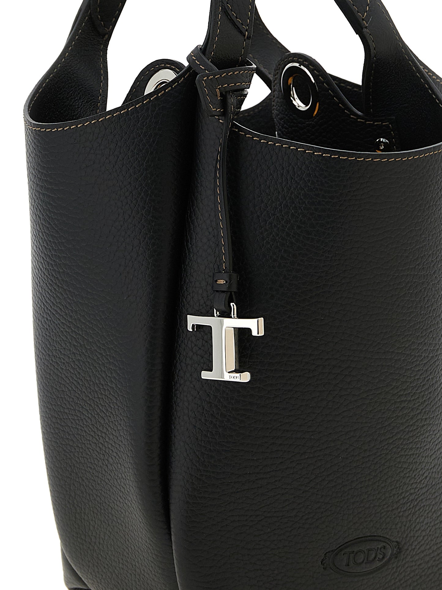 Bolso de mano Tod's de piel de becerro negra
