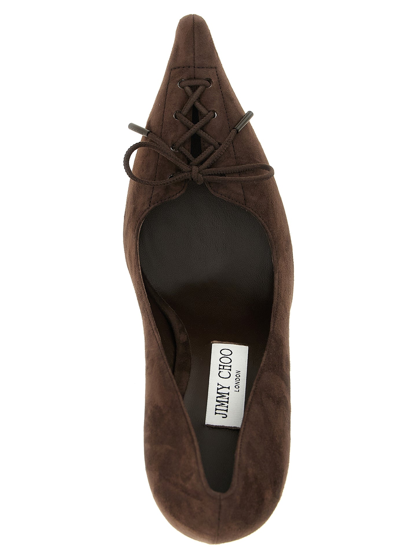 Jimmy Choo Escarpins à talons hauts en cuir marron