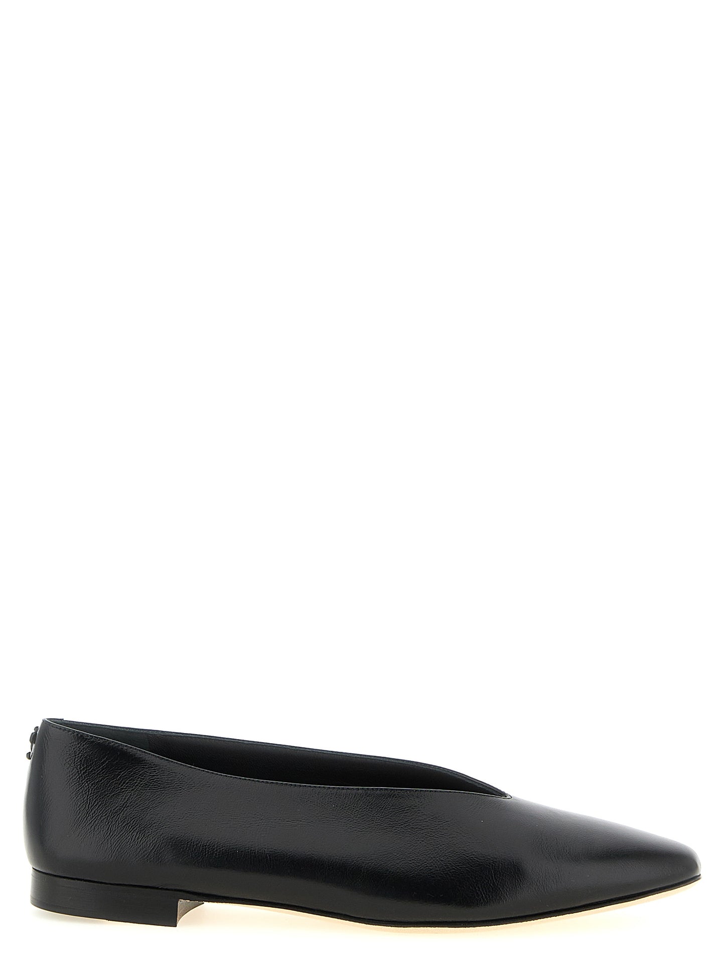Ballerines en cuir noir modèle Margot de Jimmy Choo