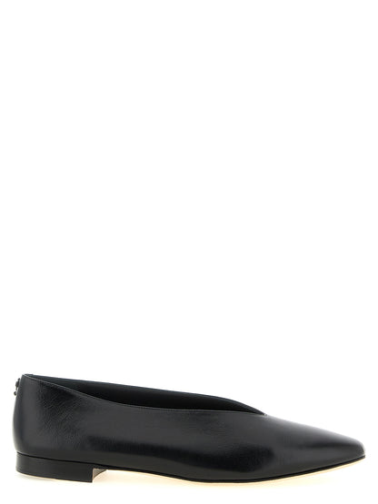Ballerines en cuir noir modèle Margot de Jimmy Choo