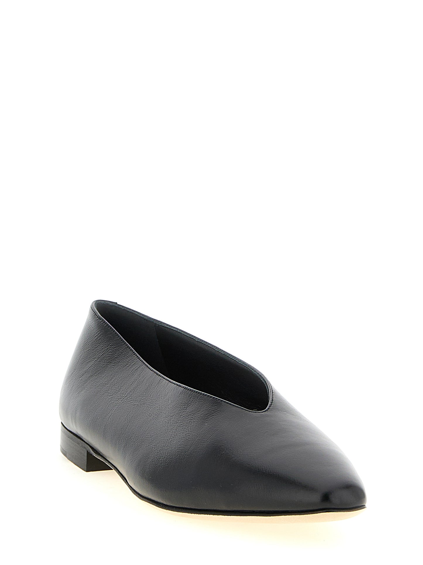 Ballerines en cuir noir modèle Margot de Jimmy Choo