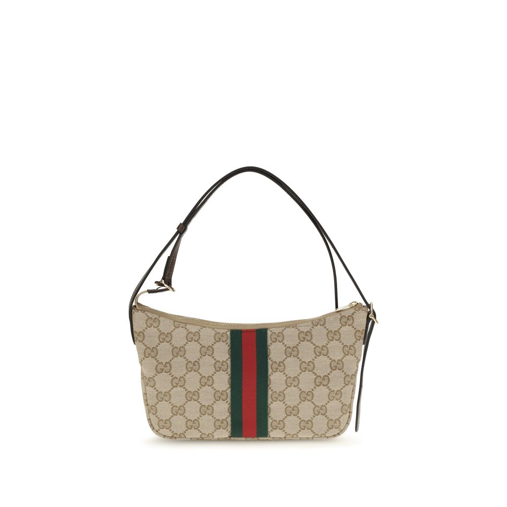 Bolso de Hombro Gucci de Poliéster Beige