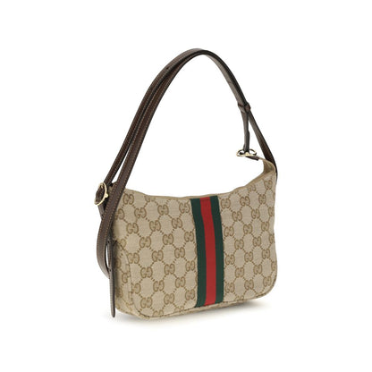 Bolso de Hombro Gucci de Poliéster Beige