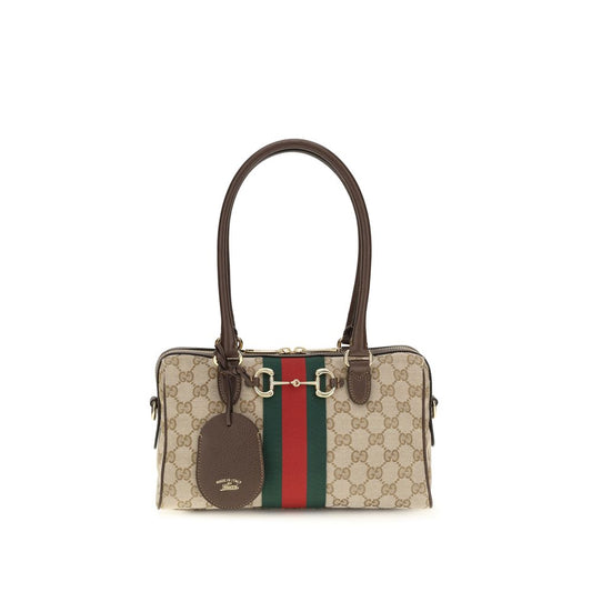 Bolso de tela beige Gucci
