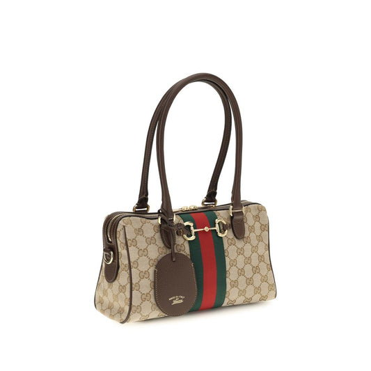 Bolso de tela beige Gucci
