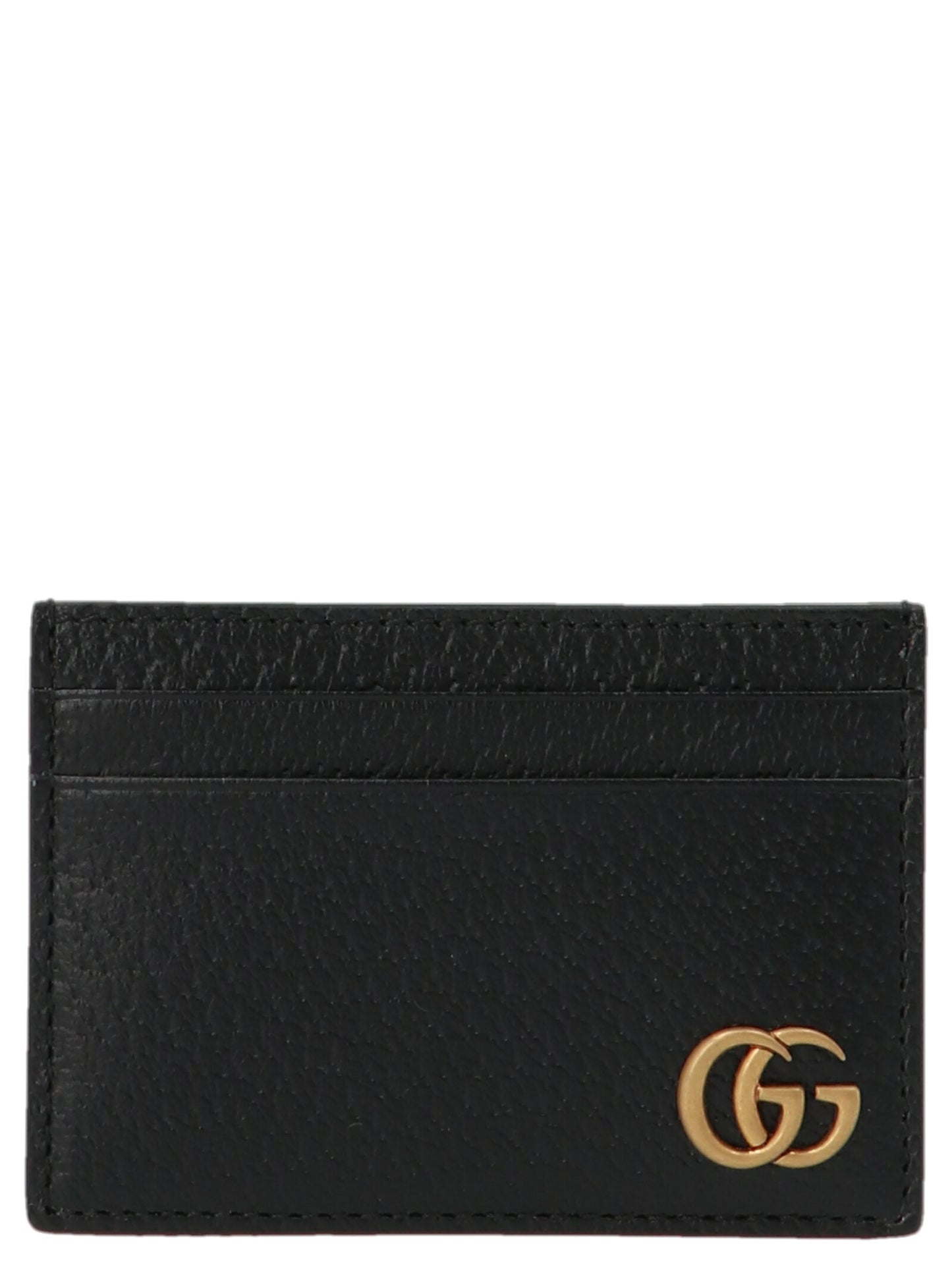 Porte-cartes Gucci en cuir de veau noir – Organisation pratique et compacte