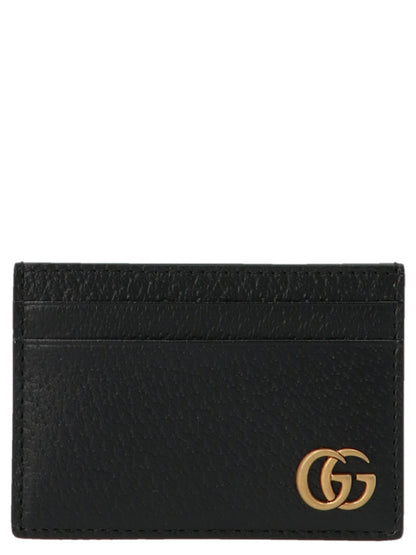 Porte-cartes Gucci en cuir de veau noir – Organisation pratique et compacte