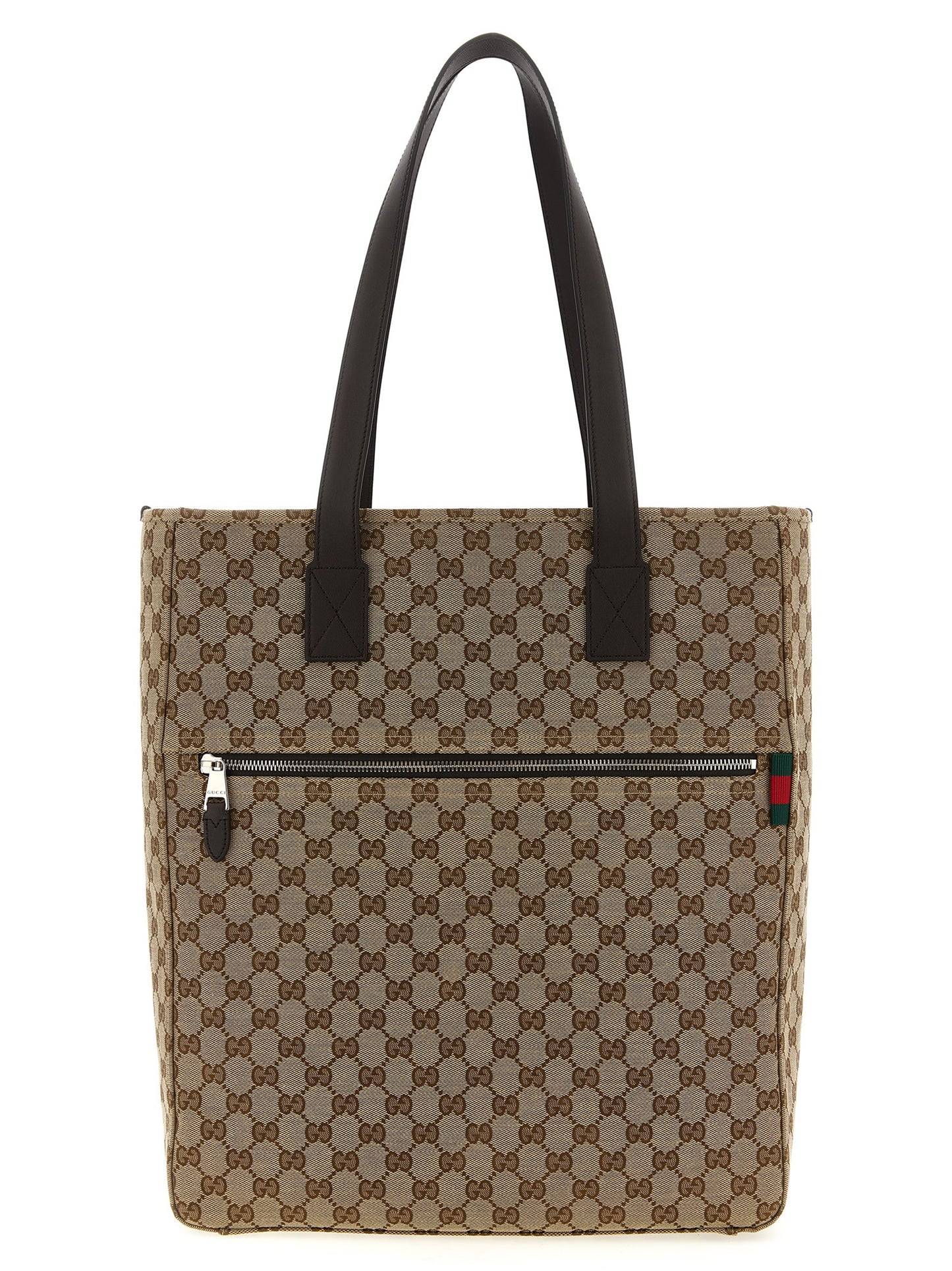 Bolso De Hombro Gucci En Poliéster De Color Marrón