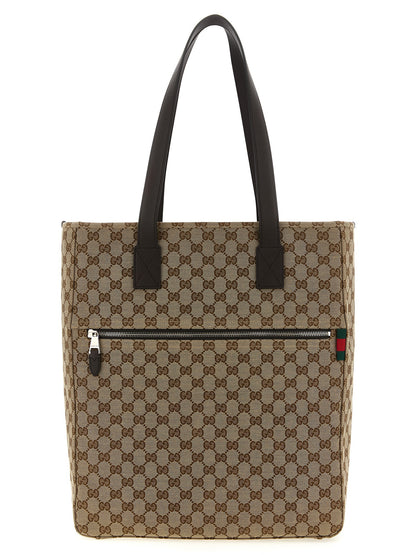 Bolso De Hombro Gucci En Poliéster De Color Marrón