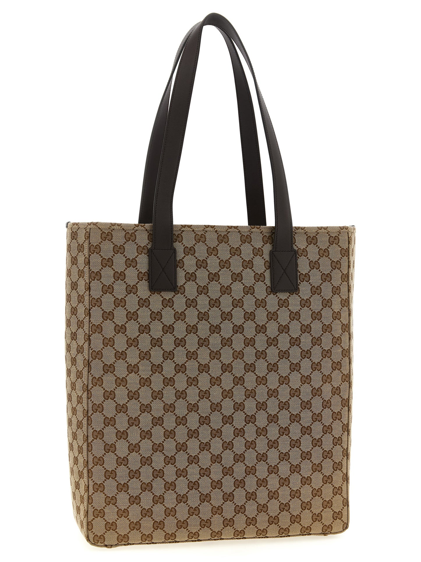 Bolso De Hombro Gucci En Poliéster De Color Marrón