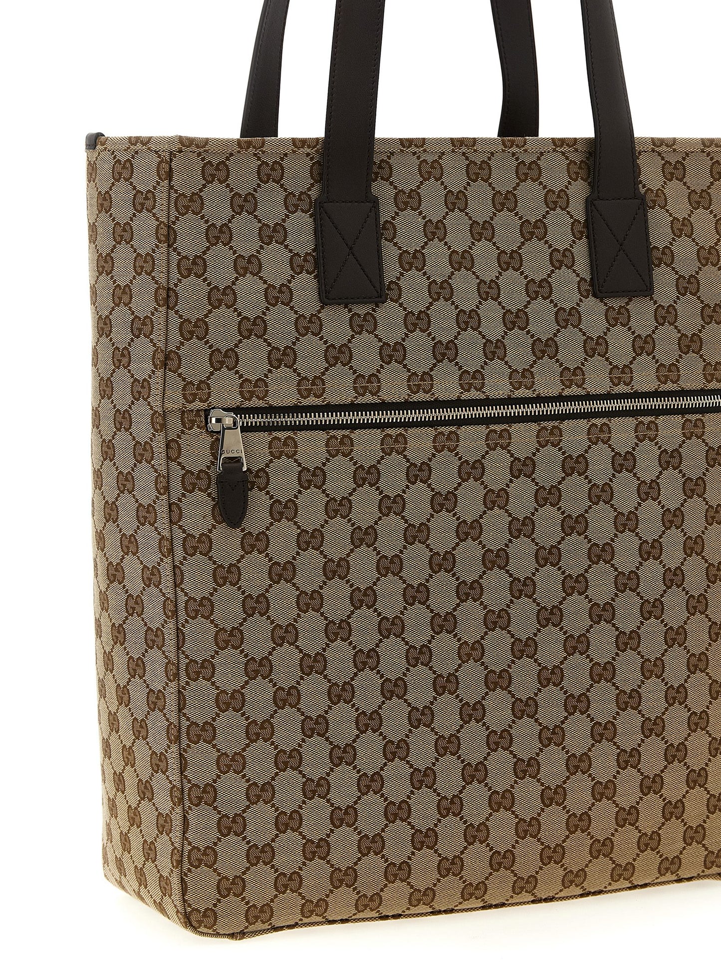 Bolso De Hombro Gucci En Poliéster De Color Marrón