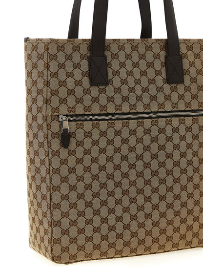 Bolso De Hombro Gucci En Poliéster De Color Marrón