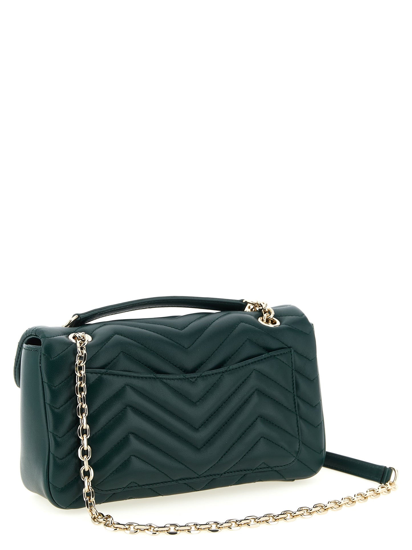 Bolso de Hombro Gucci Bicolor de Piel de Cordero