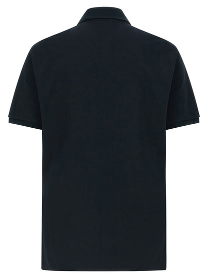 Gucci Blue Cotton Polo Shirt Classic Garment
