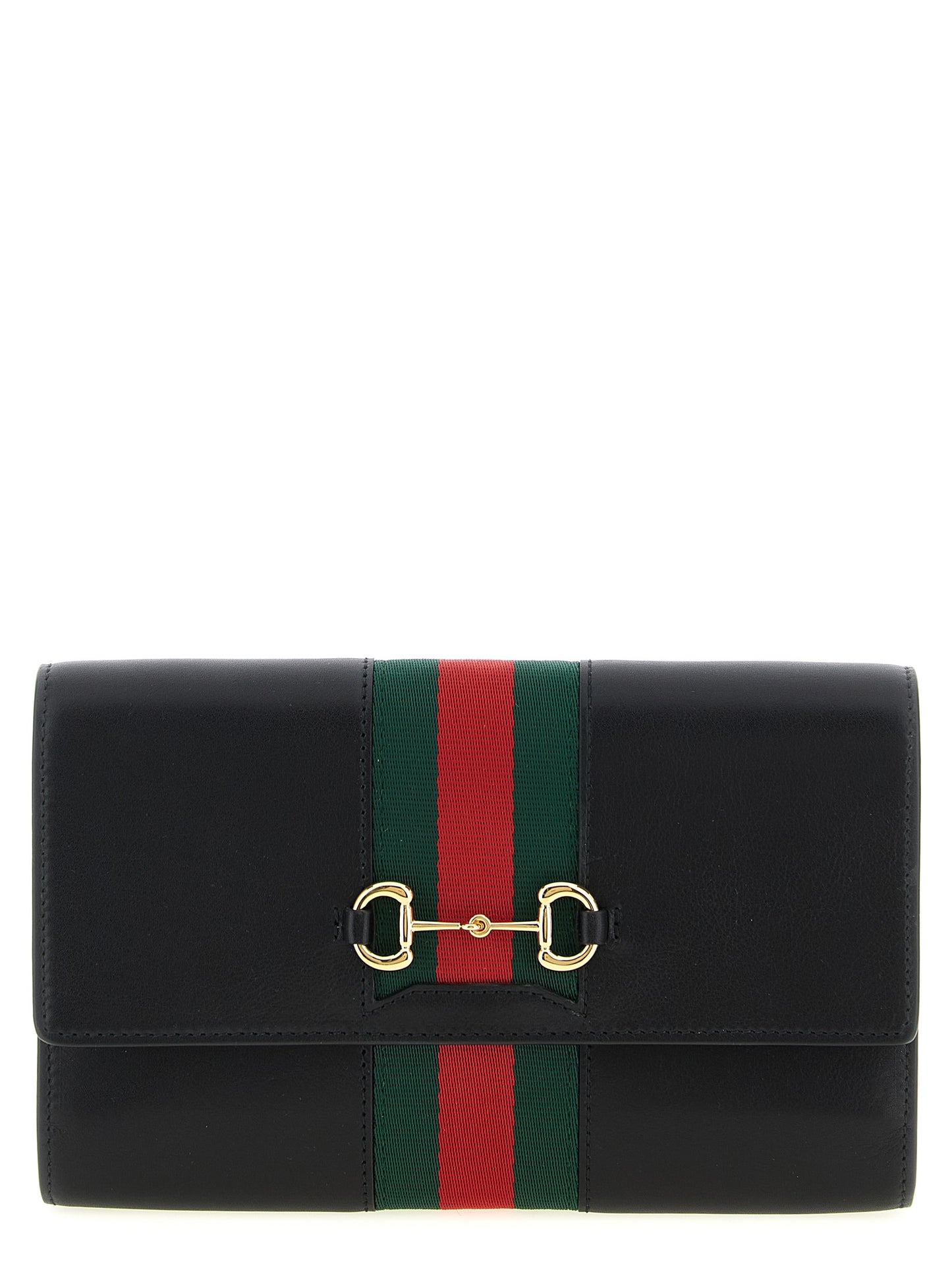 Tarjetero Gucci de piel de becerro negra