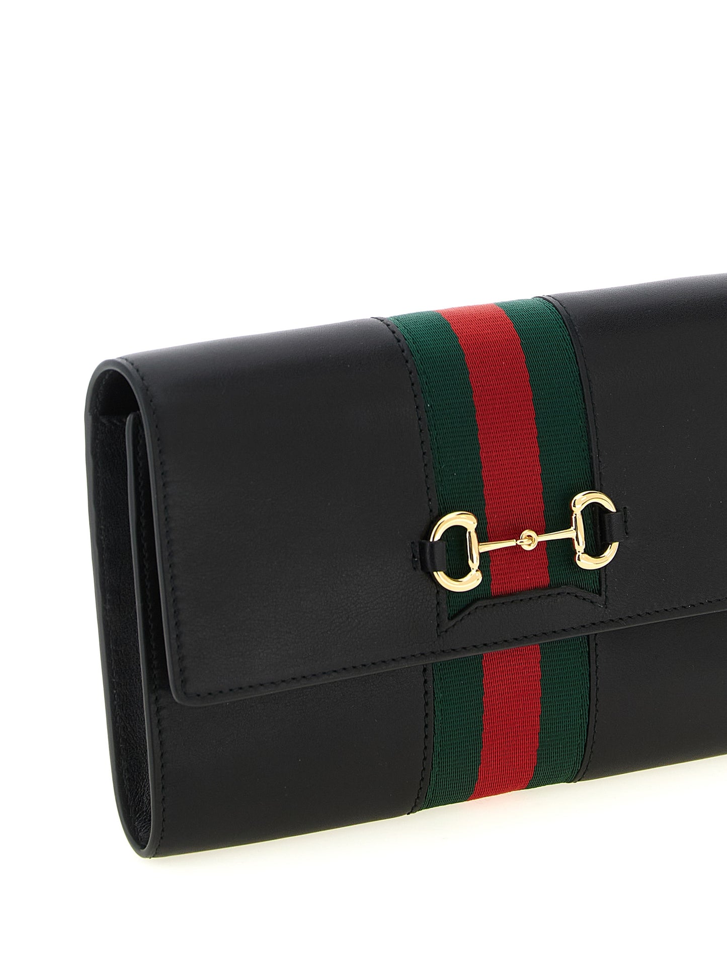 Tarjetero Gucci de piel de becerro negra
