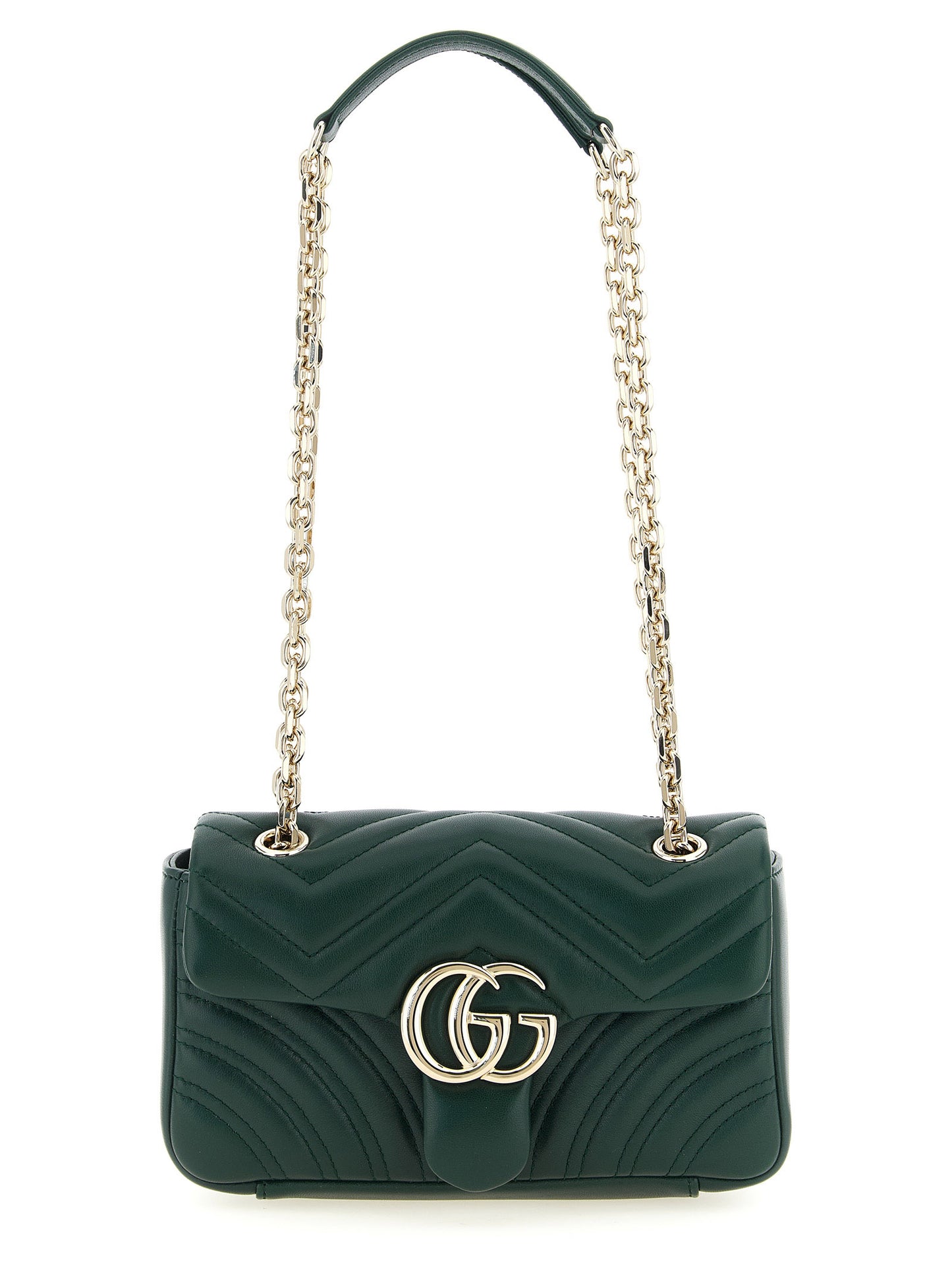 Bolso de Hombro Gucci Bicolor de Piel de Cordero