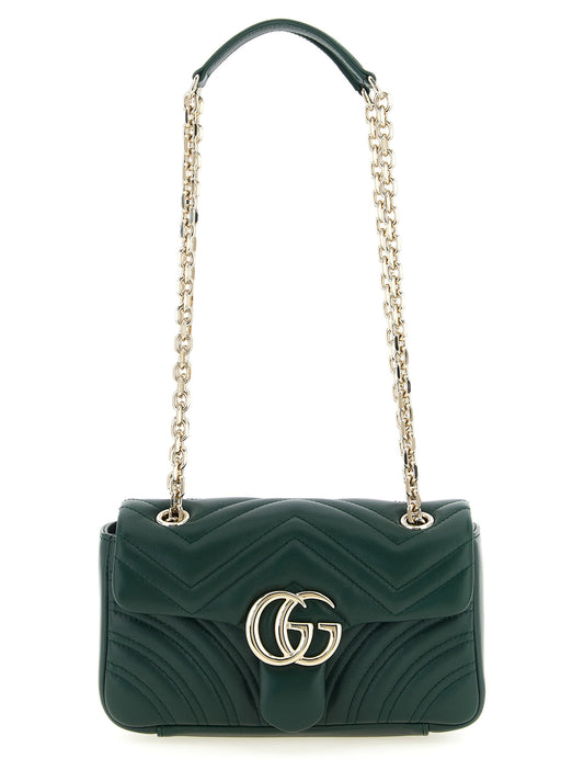Bolso de Hombro Gucci Bicolor de Piel de Cordero