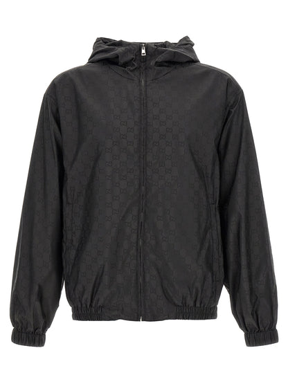 Gucci Black Polyamide Shell Jacket