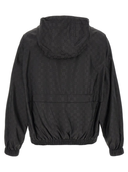 Gucci Black Polyamide Shell Jacket