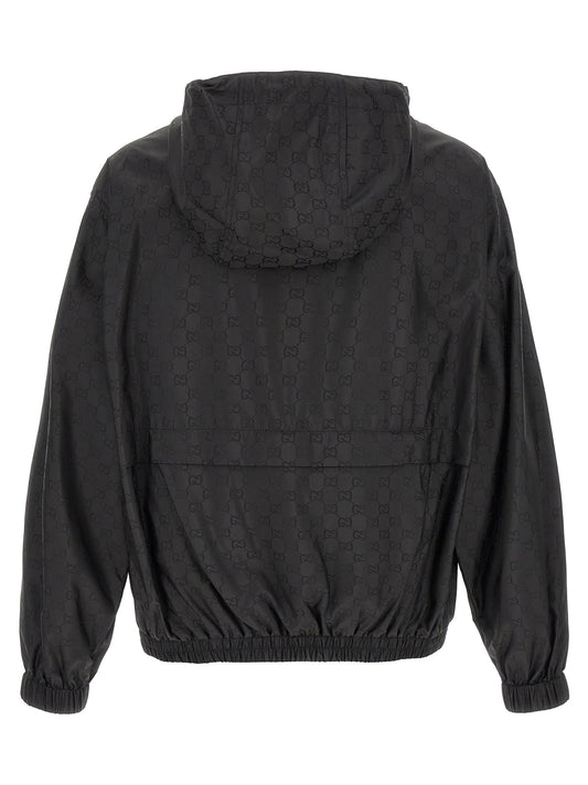 Gucci Black Polyamide Shell Jacket