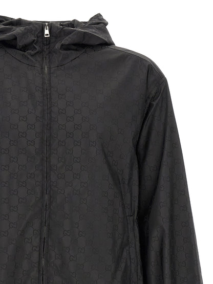 Gucci Black Polyamide Shell Jacket