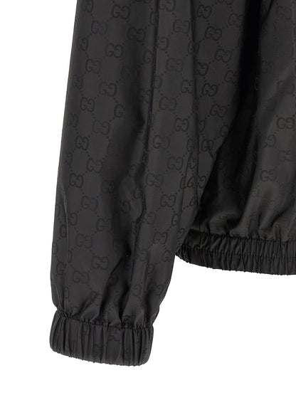 Gucci Black Polyamide Shell Jacket