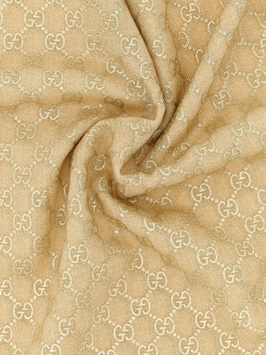Bufanda Gucci de lana beige