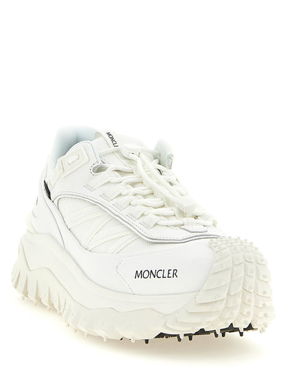 Zapatillas Deportivas De Cuero Moncler Color Blanco