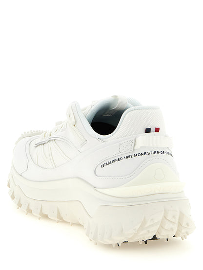 Zapatillas Deportivas De Cuero Moncler Color Blanco