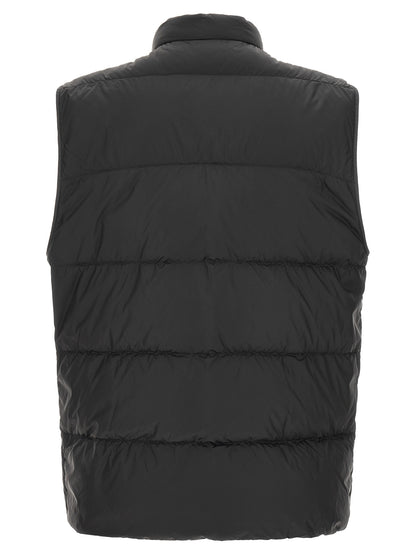 Moncler Gilet en polyamide noir modèle Tuquerouye