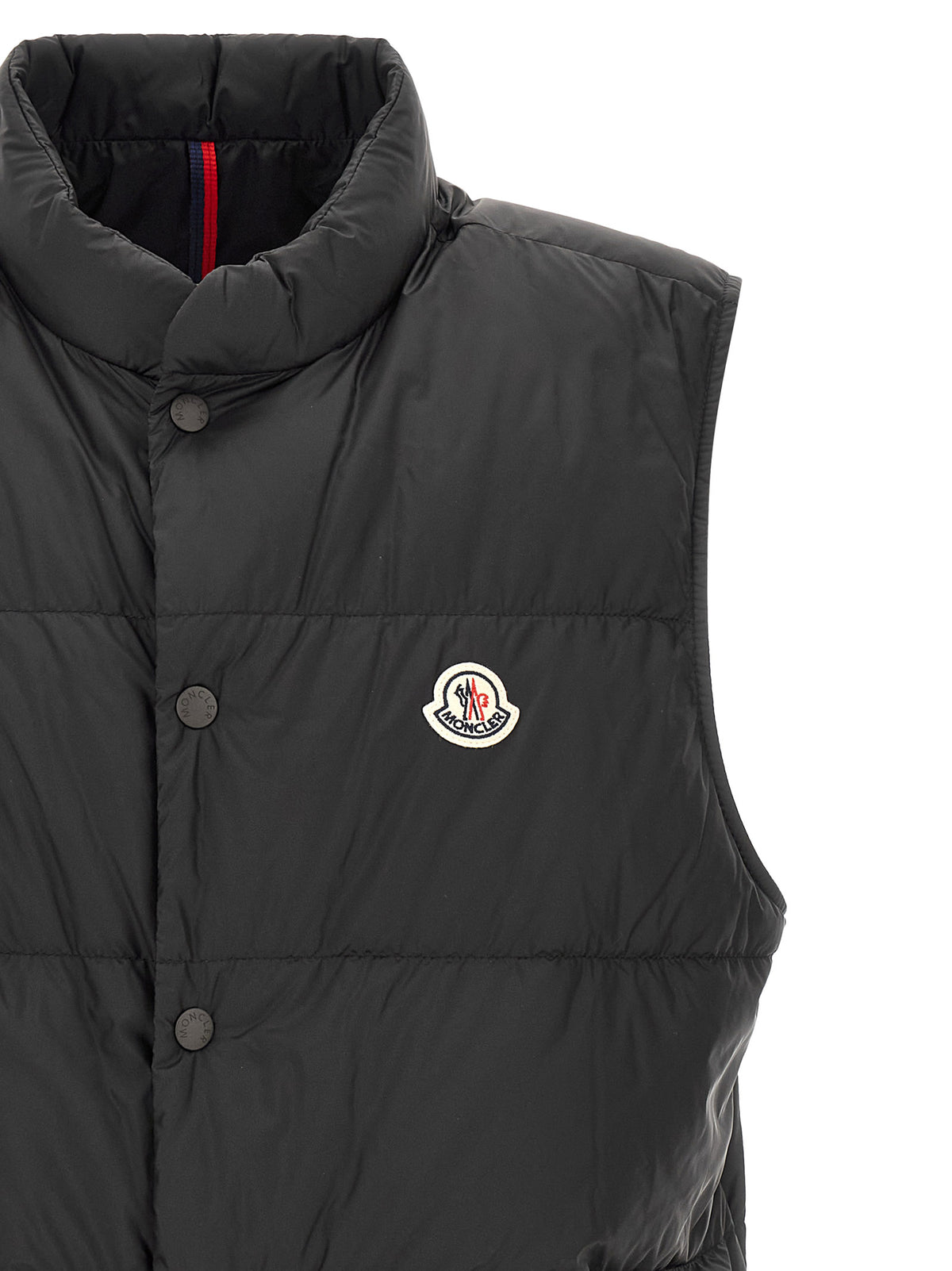 Moncler Gilet en polyamide noir modèle Tuquerouye