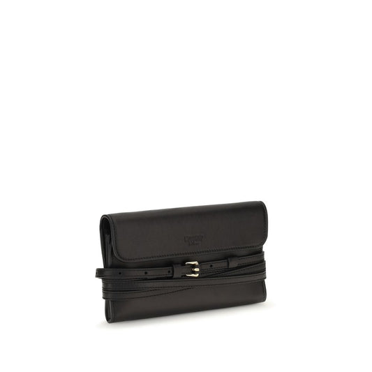 Cartera Moschino de piel de cabra negra