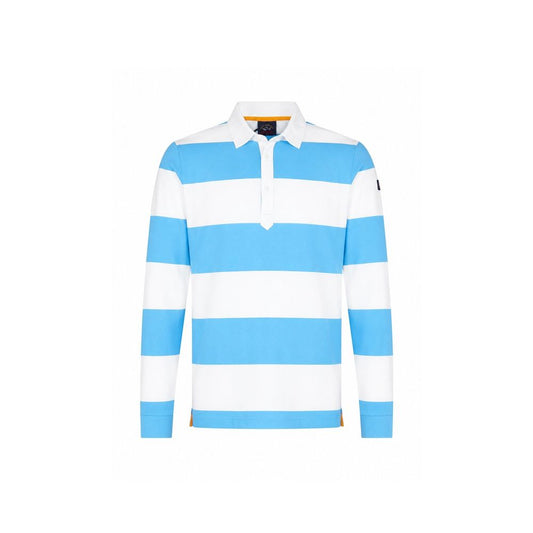 Polo de algodón blanco Paul & Shark