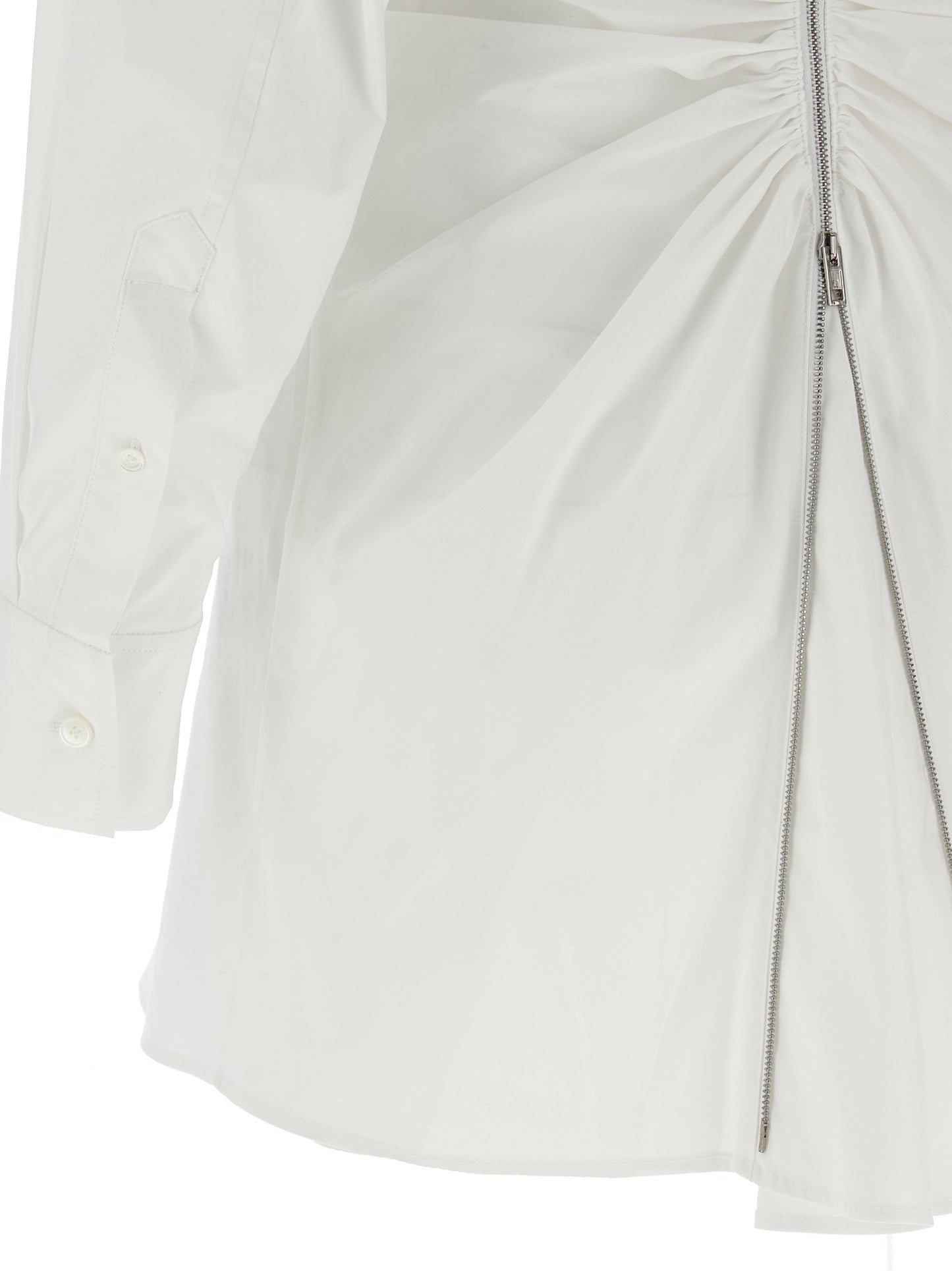 Vestido corto blanco de algodón de Alexander Wang