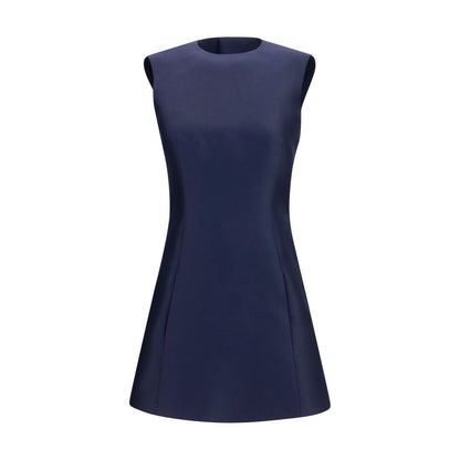 Vestido casual de lana azul Oves Aries de Balenciaga
