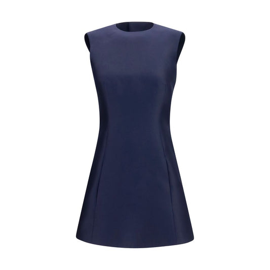Vestido casual de lana azul Oves Aries de Balenciaga