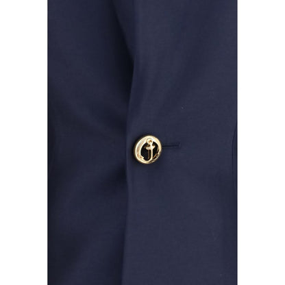 Vestido casual de lana azul Oves Aries de Balenciaga